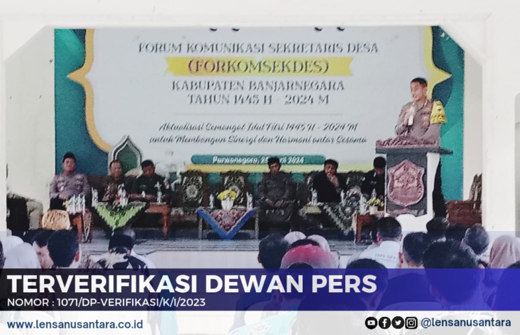 Halal Bihalal 2024 Forkomsekdes se Banjarnegara, Berikut Pesan Kapolres