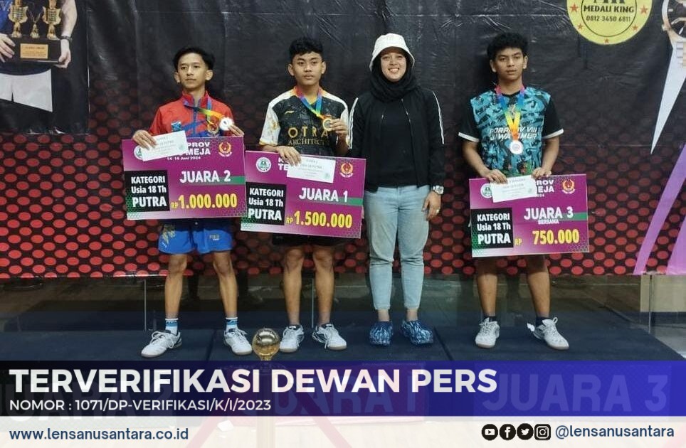 Sukses di Kejurprov, Daffa Siap Berlaga ke Kejurnas Tenis Meja Kelompok&nbsp;Umur