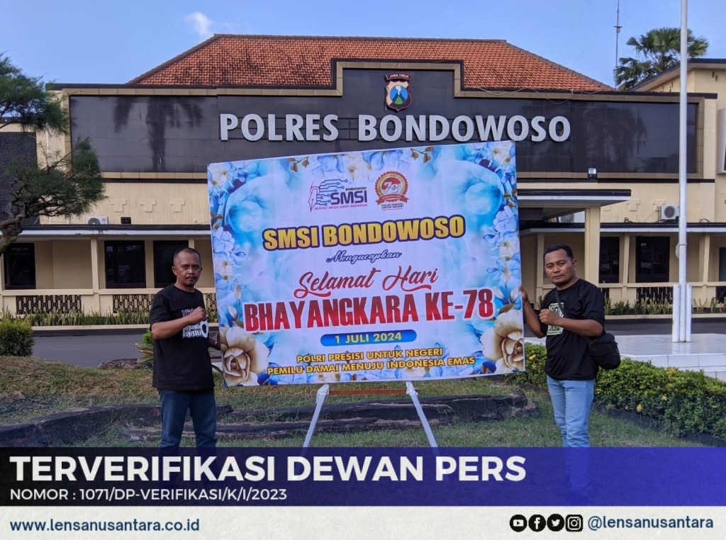 Hari Bhayangkara ke-78, Wakapolres: Terima Kasih SMSI&nbsp;Bondowoso