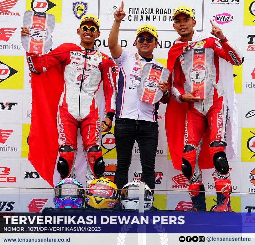 Tunggangi CBR, Astra Honda Borong Podium di ARRC Mandalika