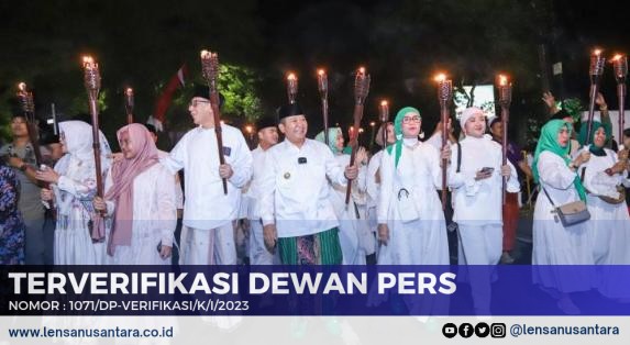 Peringati Tahun Baru Islam 1446 Hijriah, Bupati Jember Lepas Pawai Obor dan Do’a&nbsp;Bersama