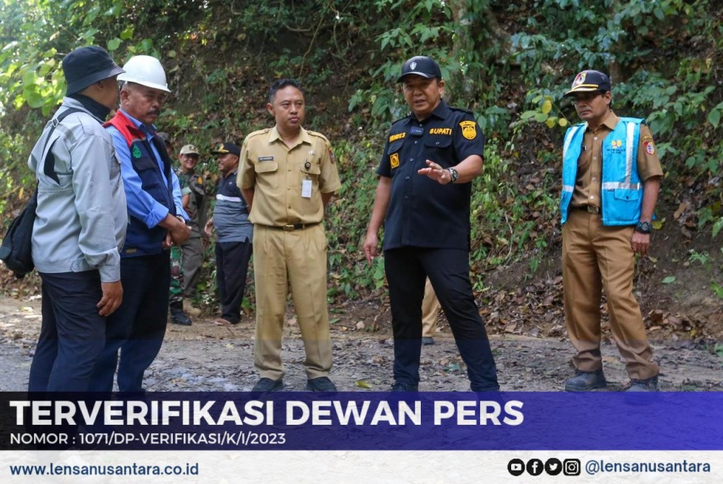 Pastikan Perbaikan Jalan Cepat, Bupati Jember Tinjau Jalan Bande Alit