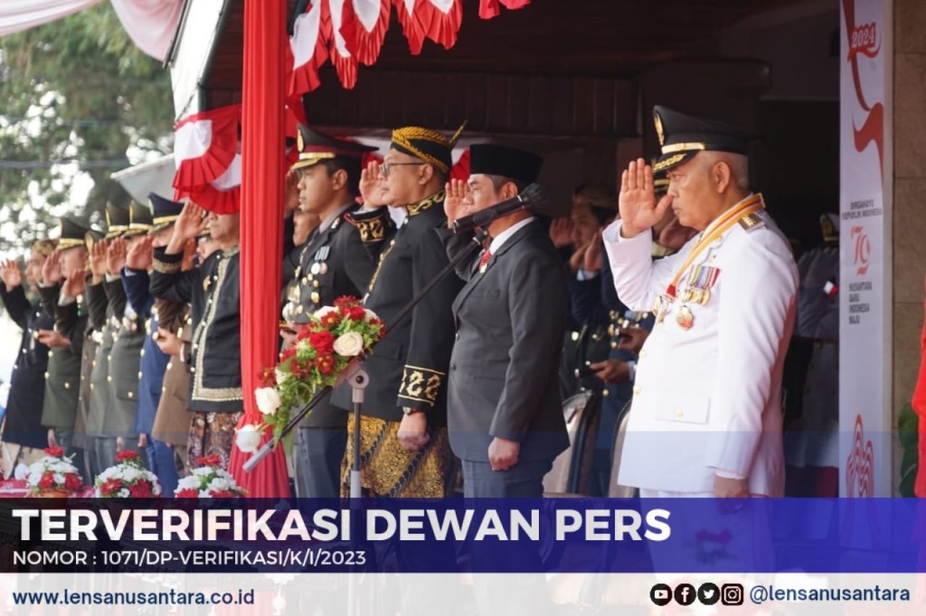 Bupati Malang Pimpin Upacara Pengibaran Bendera HUT ke-79 RI, Sanusi Harapkan Ini