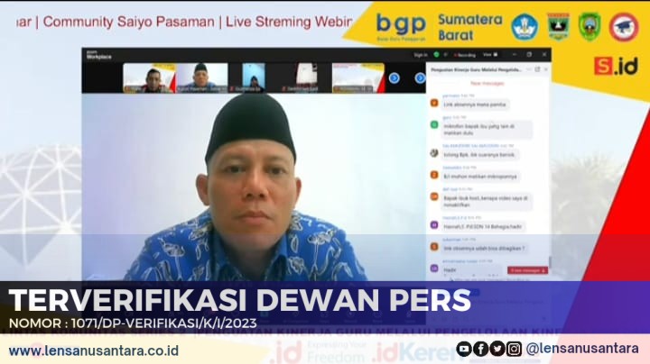 Tampil Sebagai Nara Sumber Webinar Pendidikan, Bupati Pasaman Ajak Pelaku Pendidikan Buka Rapor Sekolah
