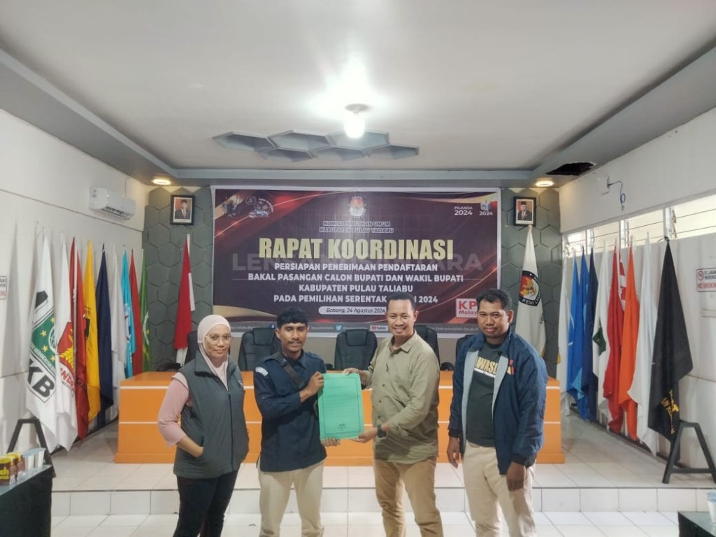KPU Taliabu Terima Syarat Perbaikan Administrasi Paslon Sashabila Mus – Ode&nbsp;Yasir